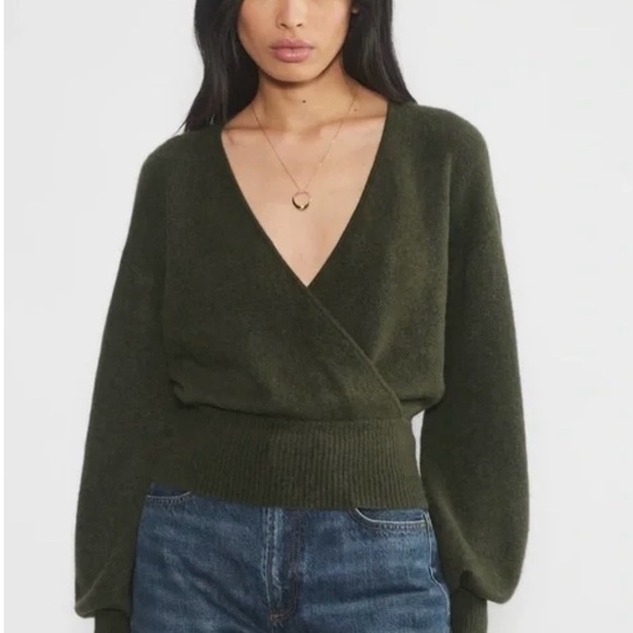 Wilfred olive wrap top from Aritzia - Picture 1 of 5